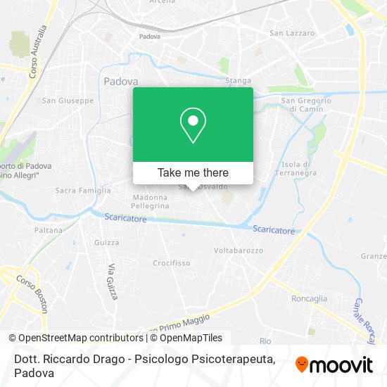 Dott. Riccardo Drago - Psicologo Psicoterapeuta map
