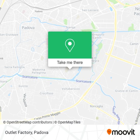 Outlet Factory map