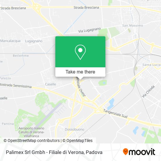 Palimex Srl Gmbh - Filiale di Verona map