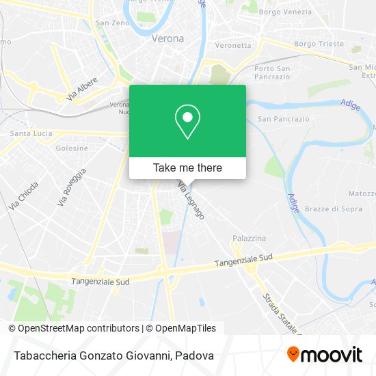 Tabaccheria Gonzato Giovanni map