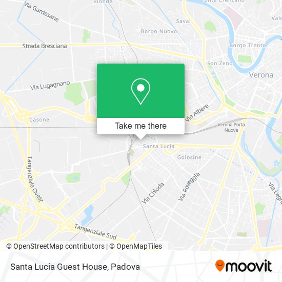 Santa Lucia Guest House map