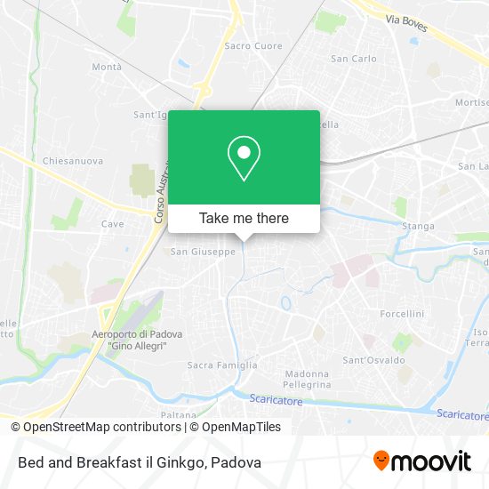 Bed and Breakfast il Ginkgo map