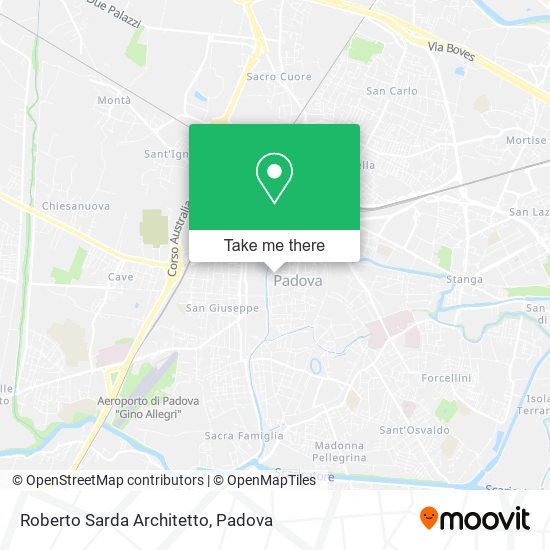 Roberto Sarda Architetto map