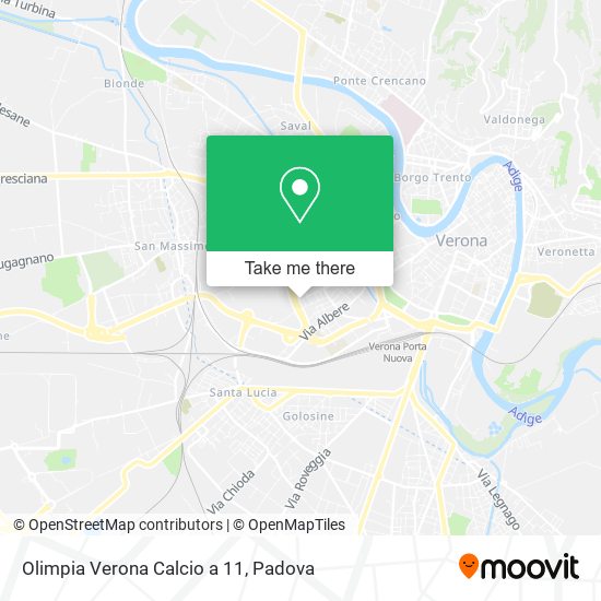 Olimpia Verona Calcio a 11 map