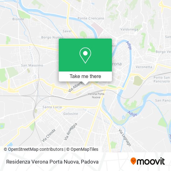 Residenza Verona Porta Nuova map