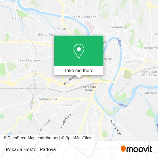 Posada Hostel map