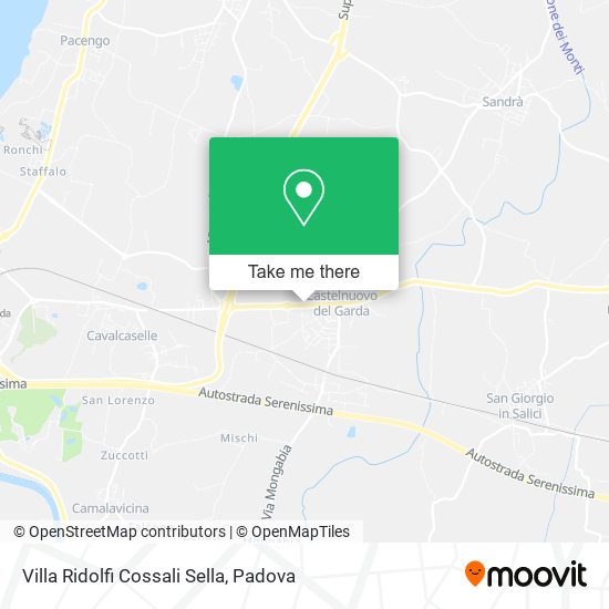 Villa Ridolfi Cossali Sella map