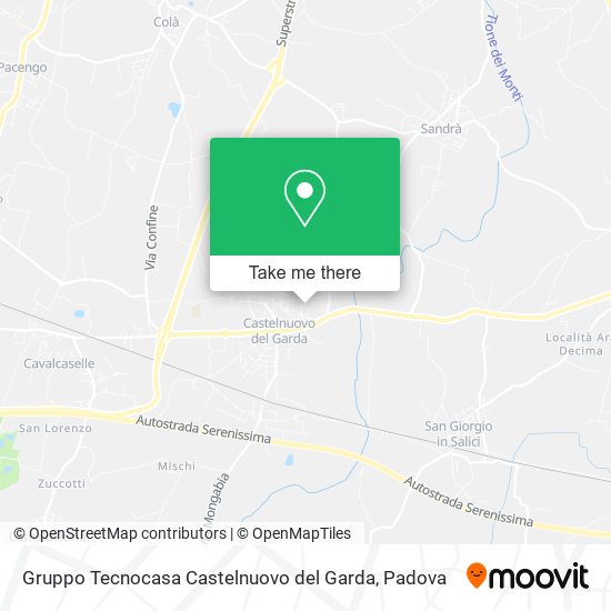 Gruppo Tecnocasa Castelnuovo del Garda map