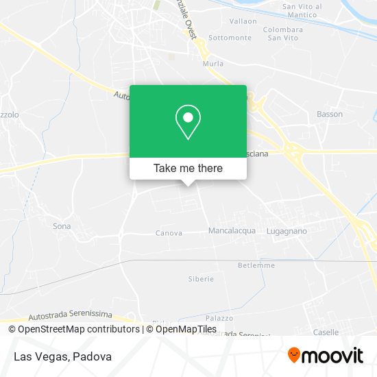 Las Vegas map