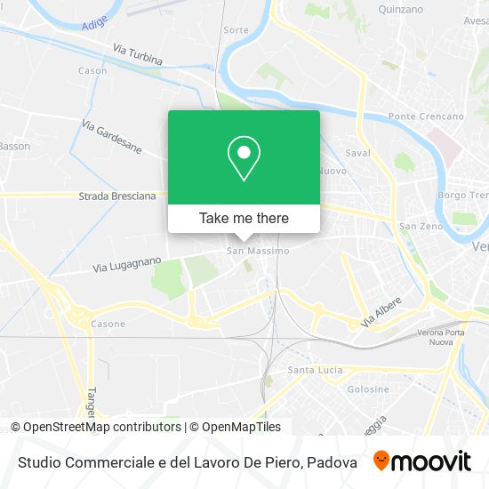 Studio Commerciale e del Lavoro De Piero map