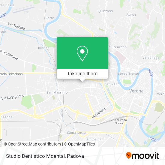 Studio Dentistico Mdental map