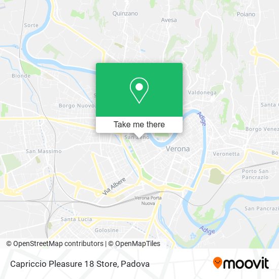 Capriccio Pleasure 18 Store map