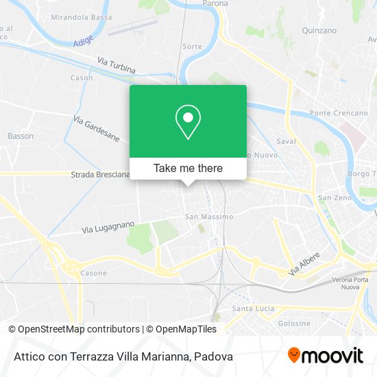 Attico con Terrazza Villa Marianna map