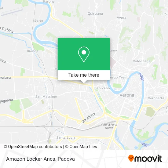 Amazon Locker-Anca map