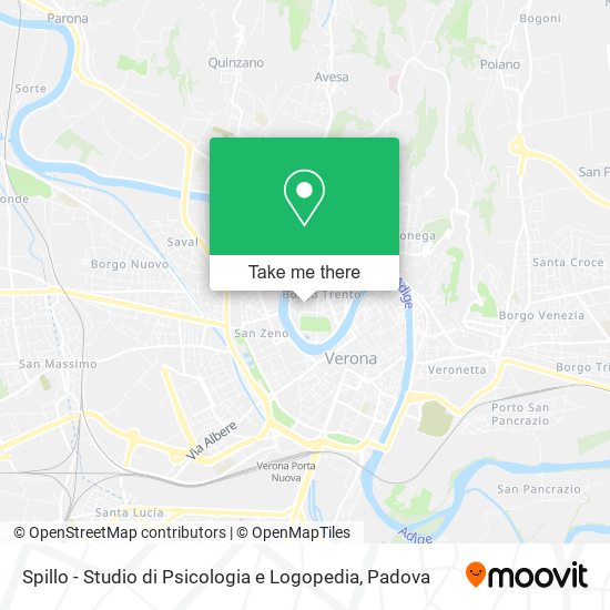 Spillo - Studio di Psicologia e Logopedia map