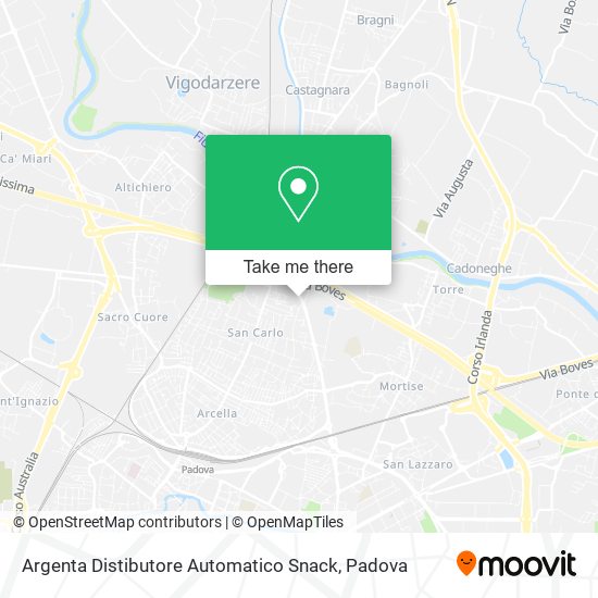 Argenta Distibutore Automatico Snack map