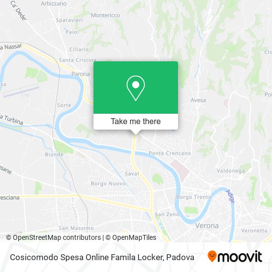 Cosicomodo Spesa Online Famila Locker map