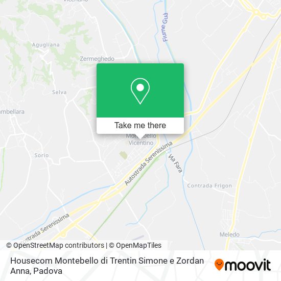 Housecom Montebello di Trentin Simone e Zordan Anna map