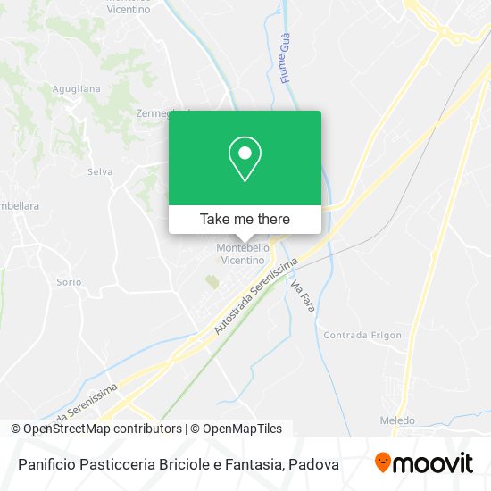 Panificio Pasticceria Briciole e Fantasia map