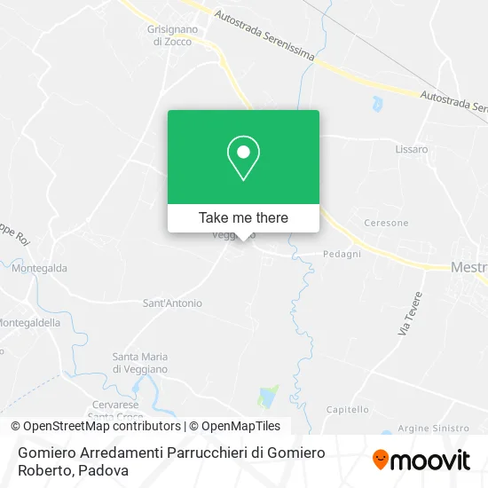 Gomiero Arredamenti Parrucchieri di Gomiero Roberto map