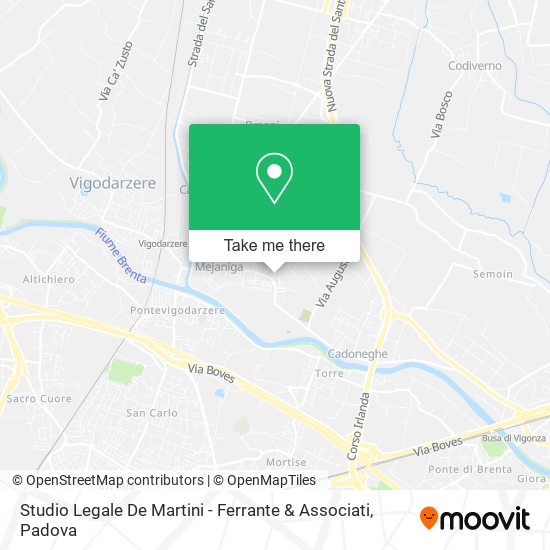 Studio Legale De Martini - Ferrante & Associati map