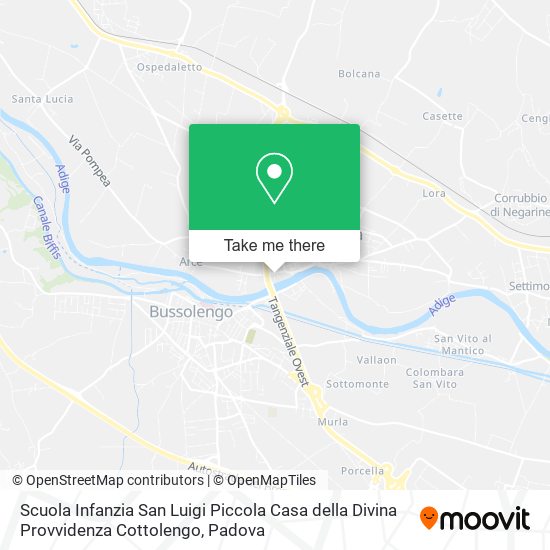 Scuola Infanzia San Luigi Piccola Casa della Divina Provvidenza Cottolengo map