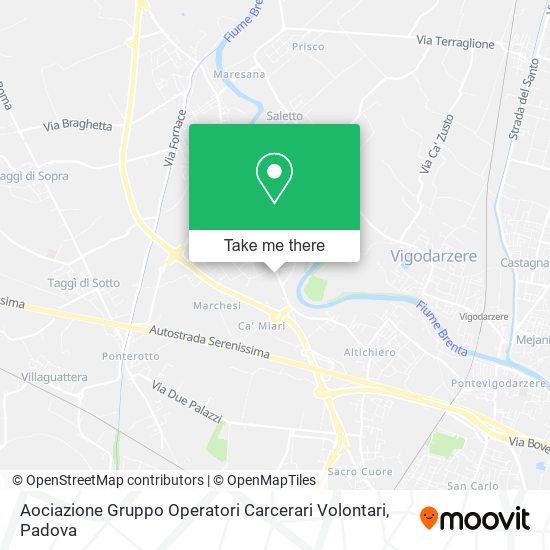 Aociazione Gruppo Operatori Carcerari Volontari map