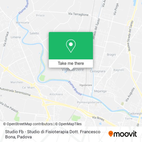 Studio Fb - Studio di Fisioterapia Dott. Francesco Bona map