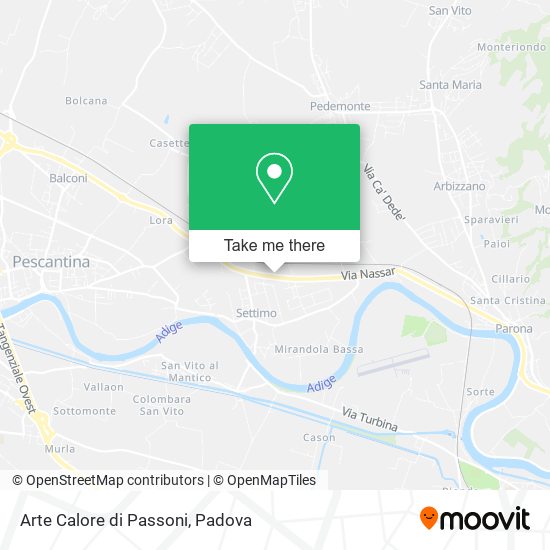 Arte Calore di Passoni map