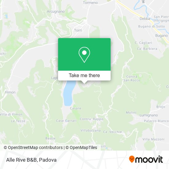 Alle Rive B&B map