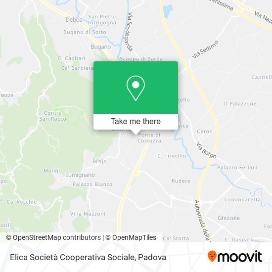 Elica Società Cooperativa Sociale map
