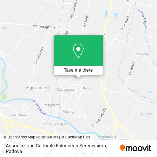 Associazione Culturale Falconeria Serenissima map