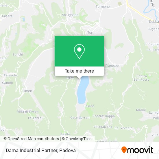 Dama Industrial Partner map