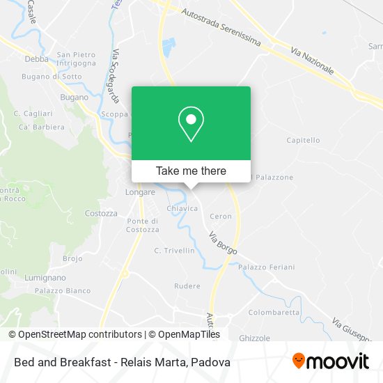 Bed and Breakfast - Relais Marta map