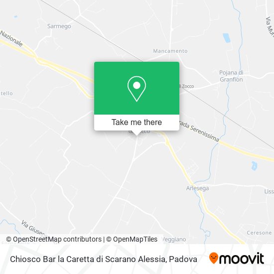 Chiosco Bar la Caretta di Scarano Alessia map