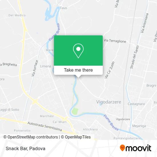 Snack Bar map