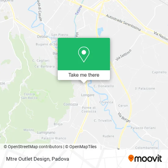 Mtre Outlet Design map