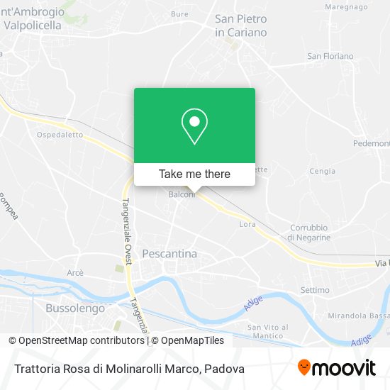 Trattoria Rosa di Molinarolli Marco map