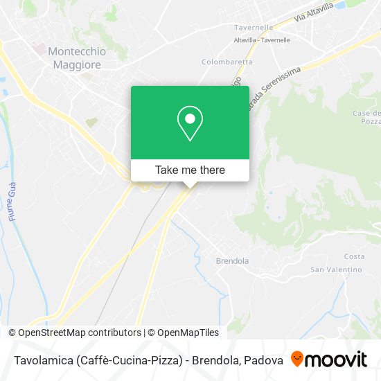 Tavolamica (Caffè-Cucina-Pizza) - Brendola map