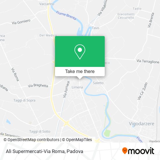 Alì Supermercati-Via Roma map