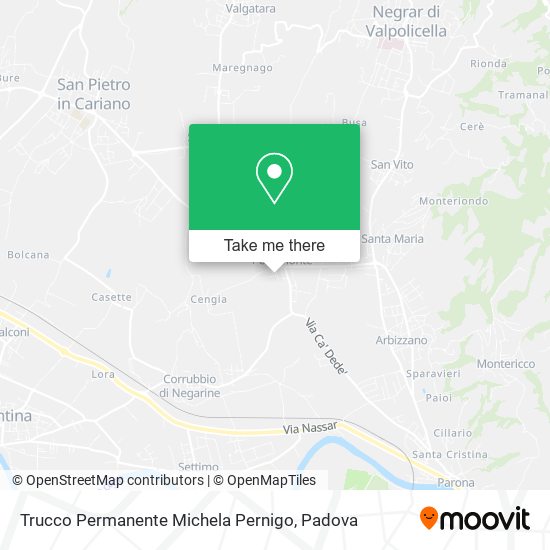 Trucco Permanente Michela Pernigo map