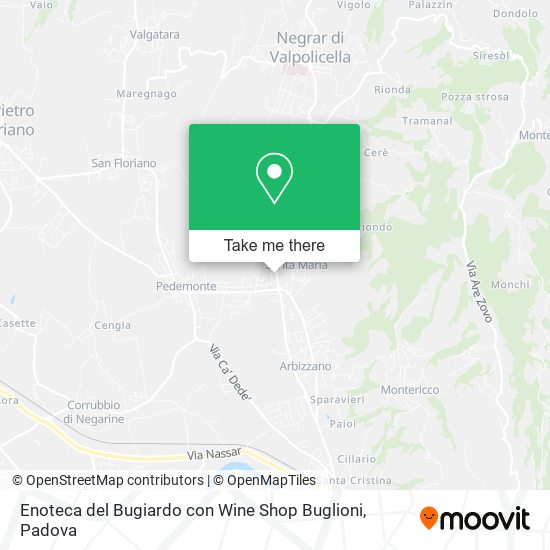 Enoteca del Bugiardo con Wine Shop Buglioni map