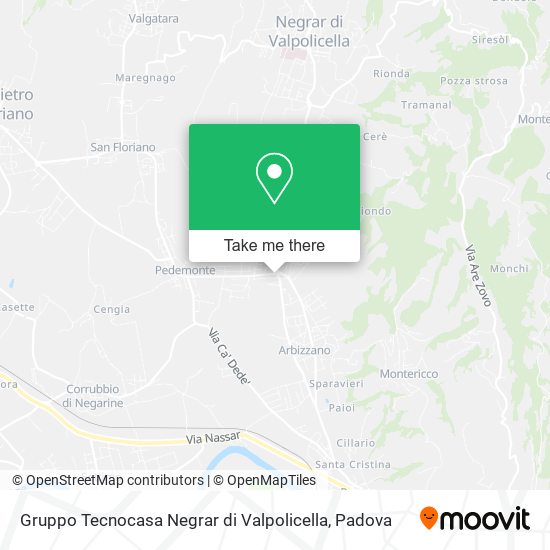 Gruppo Tecnocasa Negrar di Valpolicella map