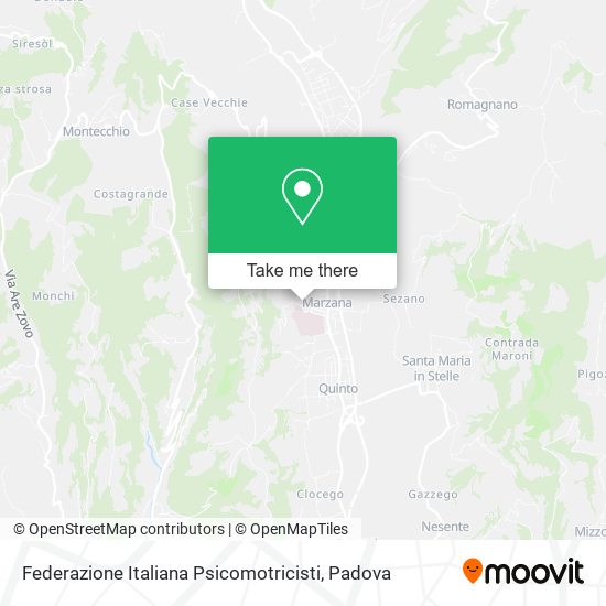 Federazione Italiana Psicomotricisti map