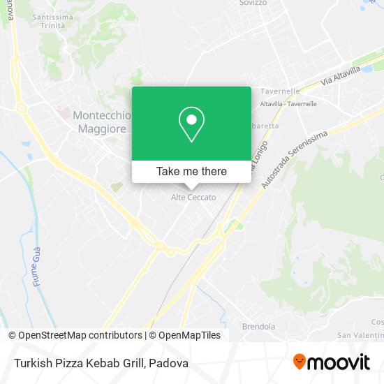 Turkish Pizza Kebab Grill map