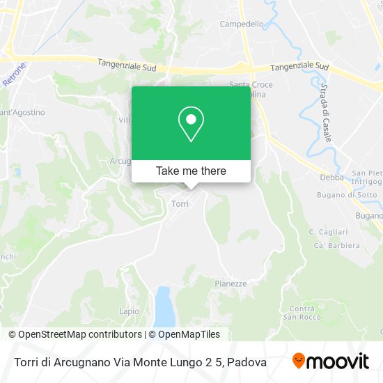 Torri di Arcugnano Via Monte Lungo 2 5 map