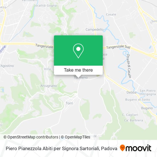Piero Pianezzola Abiti per Signora Sartoriali map