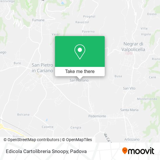 Edicola Cartolibreria Snoopy map