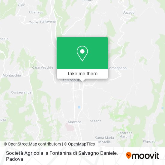 Società Agricola la Fontanina di Salvagno Daniele map