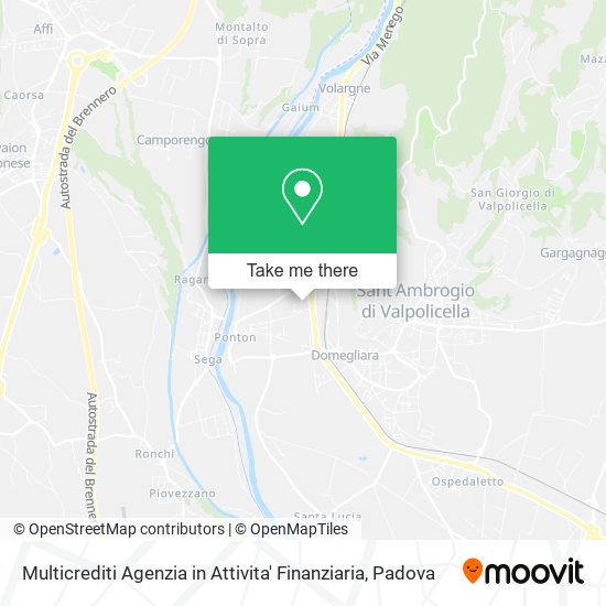 Multicrediti Agenzia in Attivita' Finanziaria map
